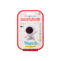 Pasta para modelar imaginovo de secado al aire set de colores surtidos con instrucciones astronauta