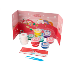 Pasta para modelar imaginovo de secado al aire set de 12 colores shape it dessert dream herramientas e instrucciones