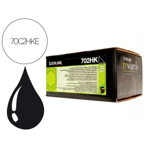 Toner laser lexmark 702hke...