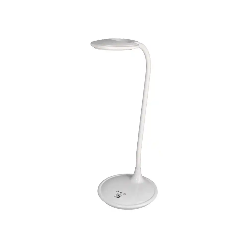 Lampara de escritorio q-connect led 5w 250 lm con lupa iluminación ajustable blanco