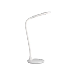 Lampara de escritorio q-connect led 5w 250 lm con lupa iluminación ajustable blanco
