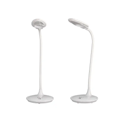 Lampara de escritorio q-connect led 5w 250 lm con lupa iluminación ajustable blanco