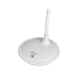 Lampara de escritorio q-connect led 5w 250 lm con lupa iluminación ajustable blanco