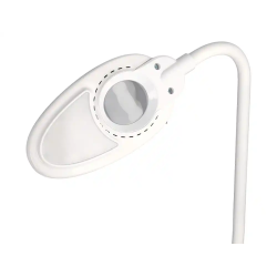 Lampara de escritorio q-connect led 5w 250 lm con lupa iluminación ajustable blanco