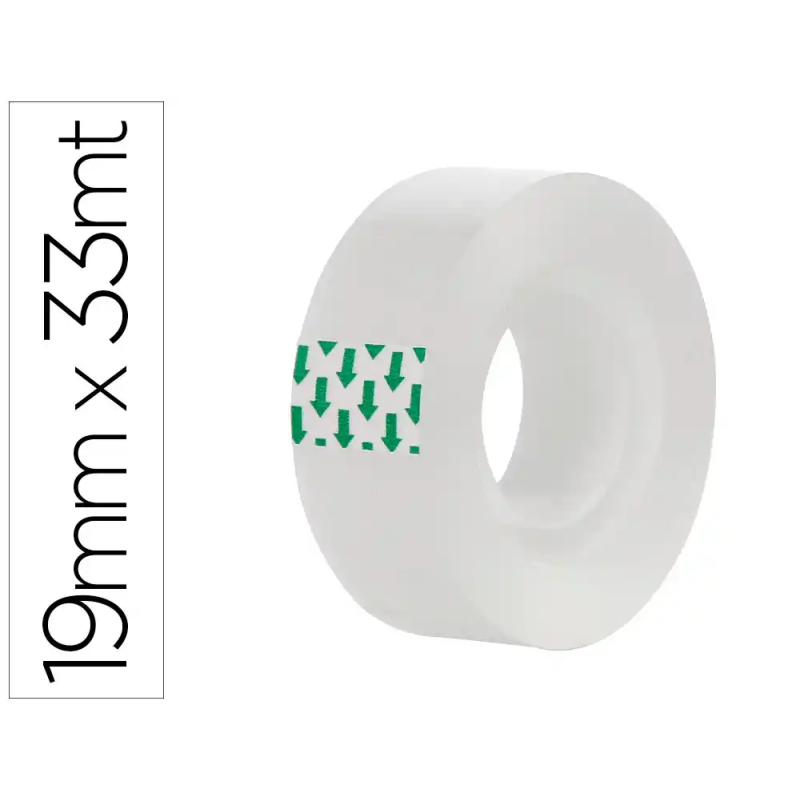 Cinta adhesiva greening transparente 33 mt x 19 mm