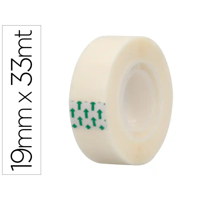 Cinta adhesiva greening invisible 33 mt x 19 mm