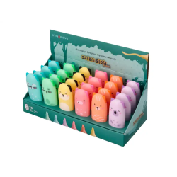 Rotulador imaginovo fluorescente safari glow pastel animales surtidos