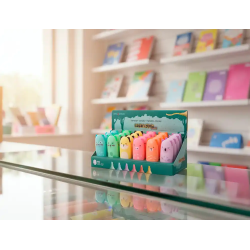 Rotulador imaginovo fluorescente safari glow pastel animales surtidos