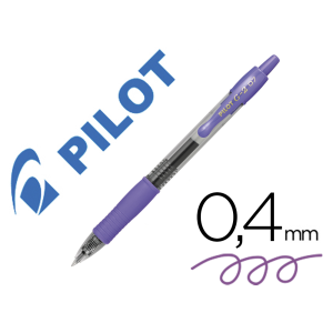 Boligrafo pilot g-2 violeta...