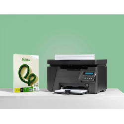 Papel liderpapel a4 80g/m2 reciclado liso paquete de 100 hojas