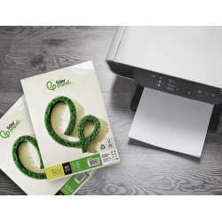 Papel liderpapel a4 80g/m2 reciclado liso paquete de 100 hojas