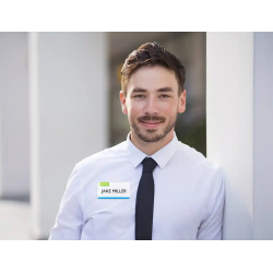 Identificador q-connect kf14137 con clip magnetico apertura superior 40x75 mm