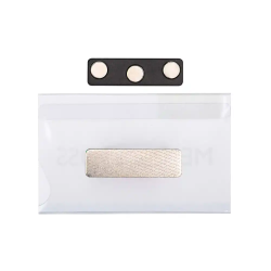 Identificador q-connect kf14138 con clip magnetico apertura superior 54x90 mm