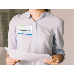 Identificador q-connect kf14138 con clip magnetico apertura superior 54x90 mm