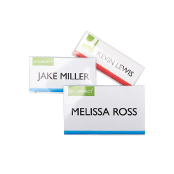 Identificador q-connect kf14139 con clip magnetico apertura superior 75x28 mm