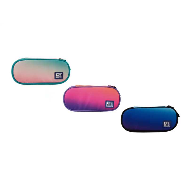 Estuche portatodo oxford kangoo gradient cofre surtidos 65x100x230 mm