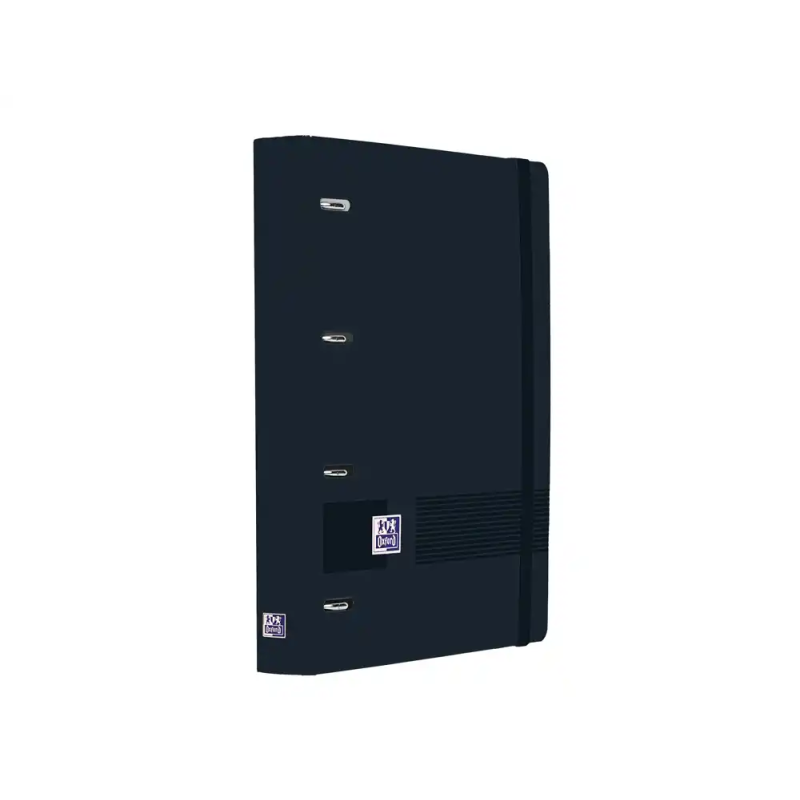 Archivador oxford eurobinder+ live&go polyfoam din a4+ 120 hojas horizontal color negro