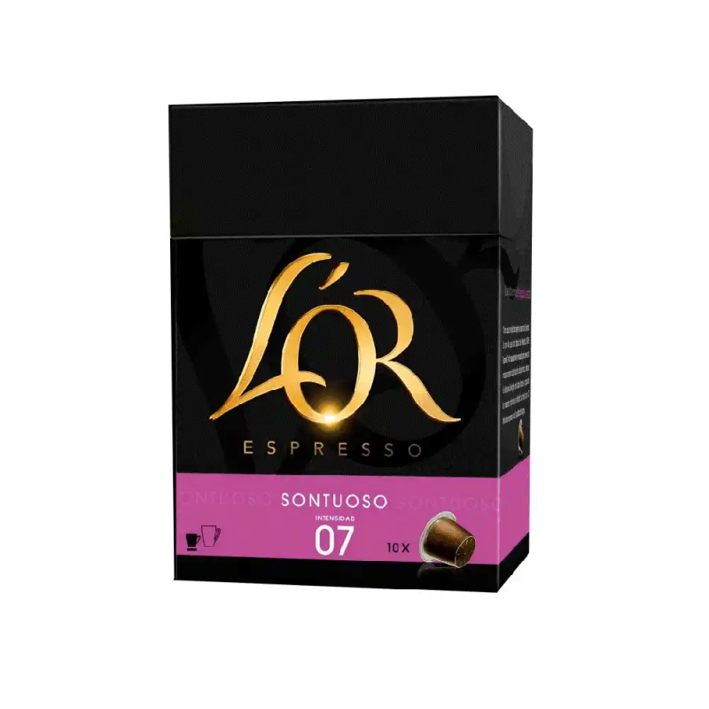 Cafe lor espresso sontuoso fuerza 8 caja de 10 capsulas