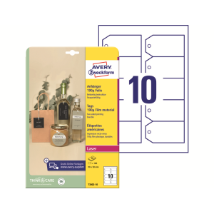 Etiqueta colgante avery...