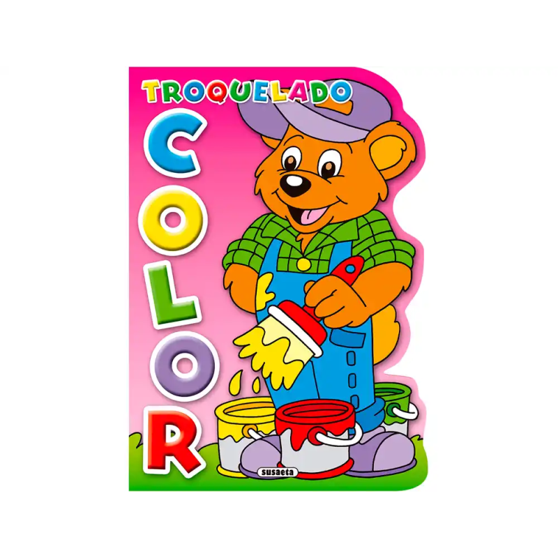 Cuaderno de colorear susaeta troquelado 16 paginas 20x28 cm