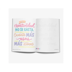 Cuaderno rubio lettering caligrafia creativa arte y creatividad