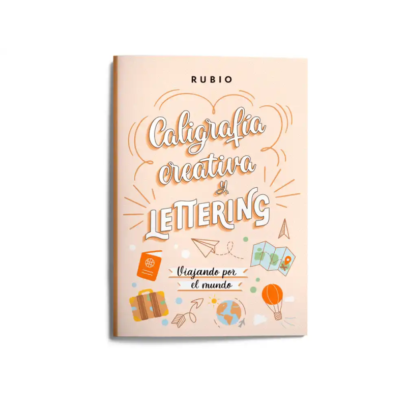 Cuaderno rubio lettering caligrafia creativa viajando por el mundo