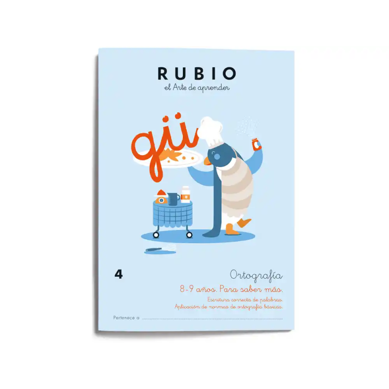 Cuaderno rubio ortografia 4