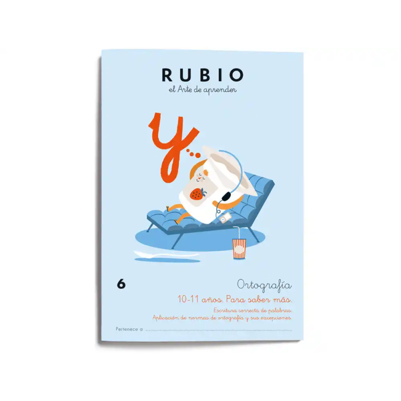 Cuaderno rubio ortografia 6