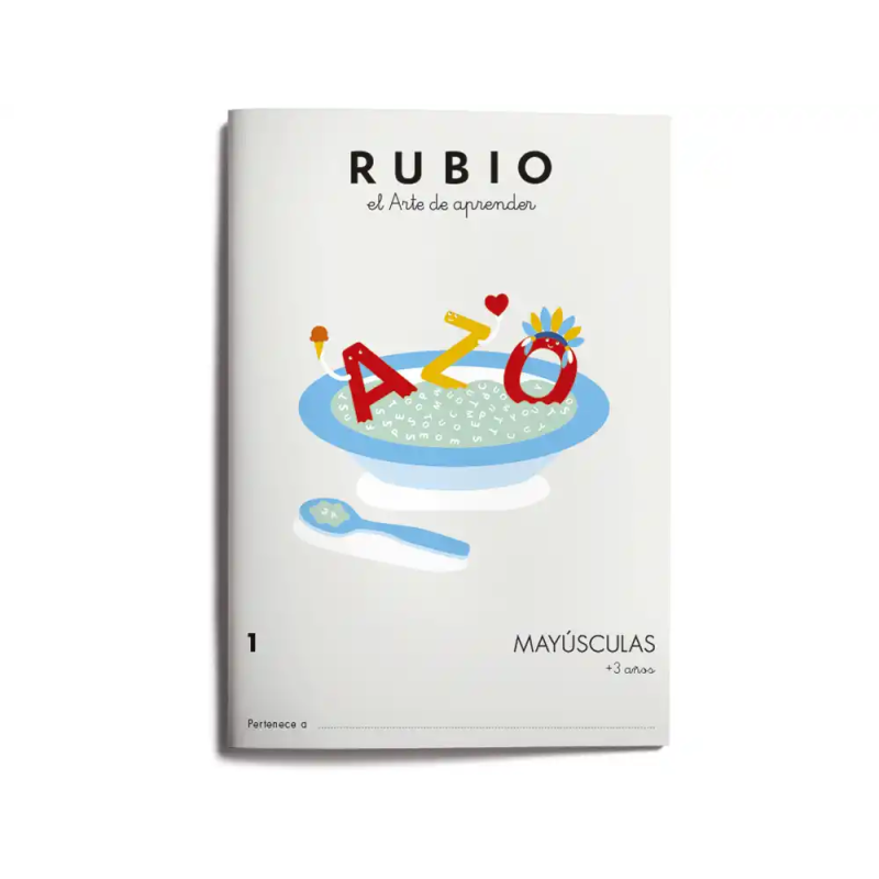 Cuaderno rubio mayusculas 1