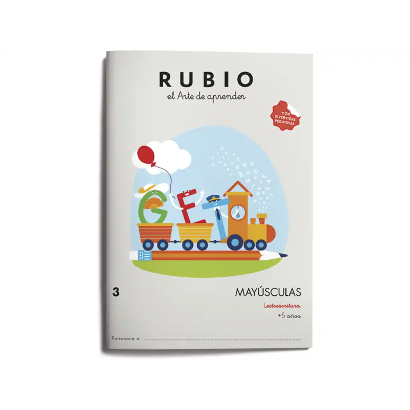 Cuaderno rubio mayusculas 3