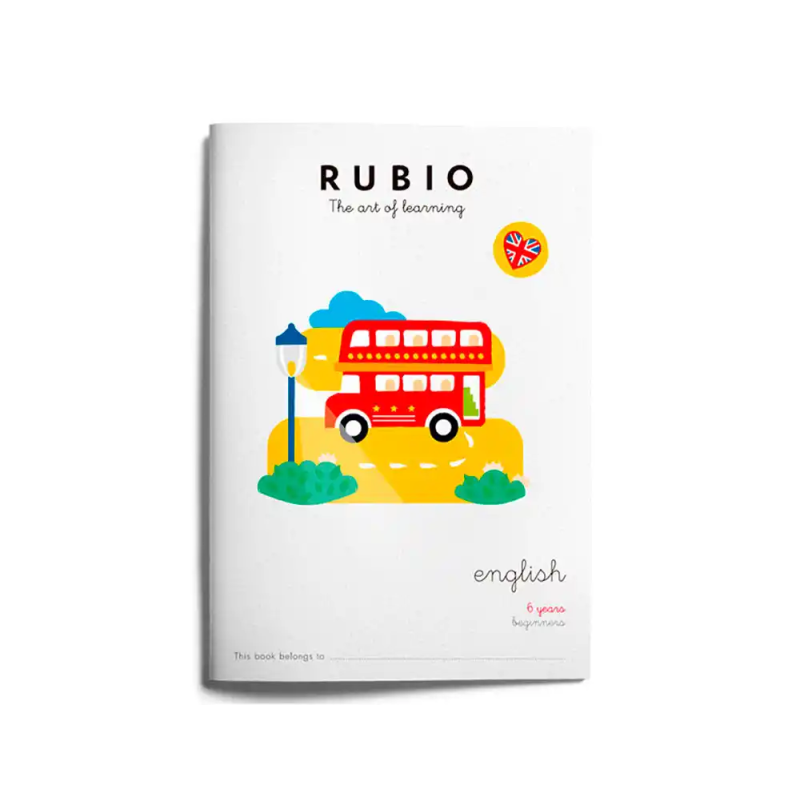 Cuaderno rubio english 6 years beginners