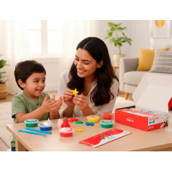 Pasta para modelar imaginovo de secado al aire set de 12 colores shape it space trip herramientas e instrucciones