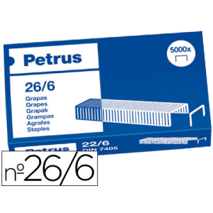 Grapas petrus nº 26/6 caja...