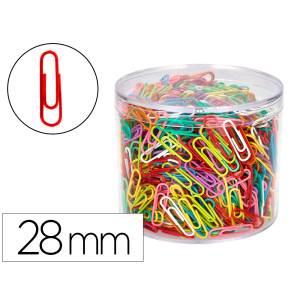 Clips colores liderpapel...
