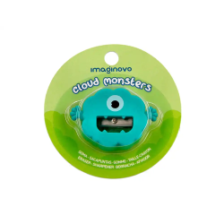 Goma de borrar imaginovo erase it monstruo con sacapuntas colores surtidos