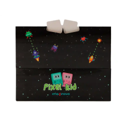 Goma de borrar imaginovo erase it consola con sacapuntas colores surtidos