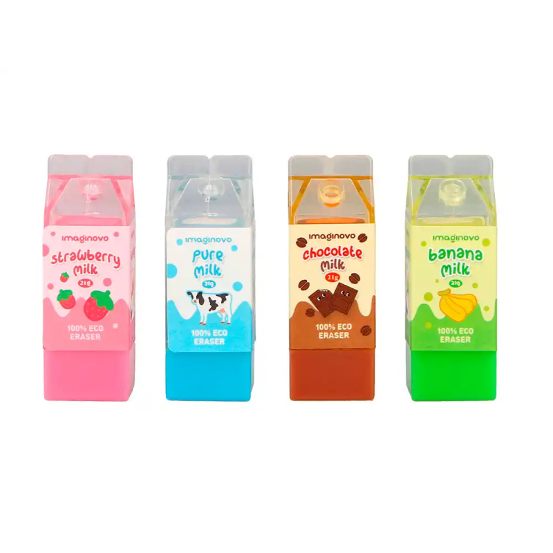 Goma de borrar imaginovo erase it batidos colores surtidos