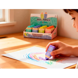 Goma de borrar imaginovo erase it lapices colores surtidos
