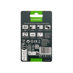 Memoria usb q-connect flash drive 64 gb 3.2 tipo c