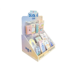 Bloc notas adhesivas imaginovo expositor sobremesa pvc 160 unidades surtidas 310x270x420 mm