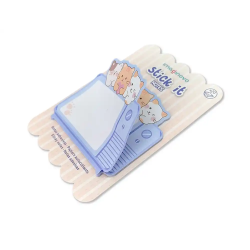 Bloc notas adhesivas imaginovo meow 20 hojas television 70x70 mm