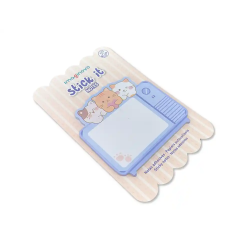 Bloc notas adhesivas imaginovo meow 20 hojas television 70x70 mm