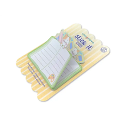 Bloc notas adhesivas imaginovo meow 20 hojas cuaderno 70x70 mm