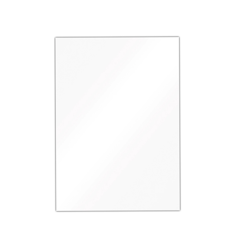 Papel autoadhesivo blanco alto brillo 50x70 cm