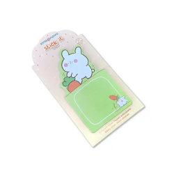 Bloc notas adhesivas imaginovo bunny con soporte 20 hojas verde 60x125 mm