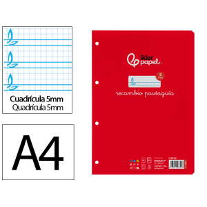 Recambio liderpapel a4...