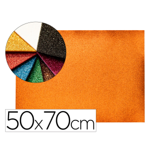 Goma eva con purpurina...