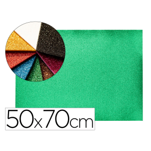 Goma eva con purpurina...