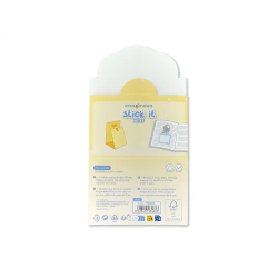 Bloc notas adhesivas imaginovo bunny con soporte 20 hojas gato azul 60x125 mm