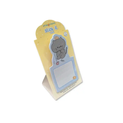 Bloc notas adhesivas imaginovo bunny con soporte 20 hojas gato azul 60x125 mm